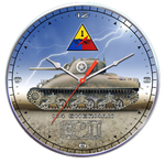 M4 Sherman Tank Collectible Wall Clock